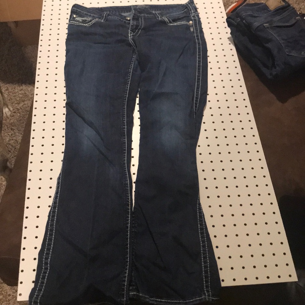 Silver jeans